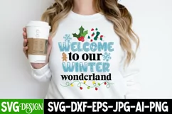 Welcome to our Winter Wonderland SVG cut File, Christmas SVG Product Image 2
