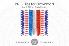 American flag sublimation PNG, Brushstrokes backsplashes Product Image 6