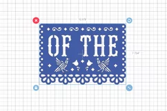 Day of the dead banner svg, Dia de los muertos decor Product Image 2