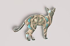 Cat Laser Cut File - Sphynx Cat Product Image 2