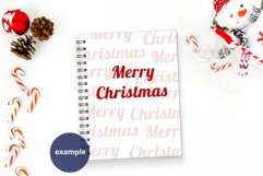 Christmas Planner Mockup, Christmas Spiral Notebook mock up Product Image 2