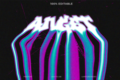 Vibrant Edgy Title Graphic for Music or Design Pro Product Image 1