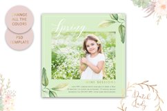 PSD Spring Photo Session Card Template - Design #35 Product Image 3