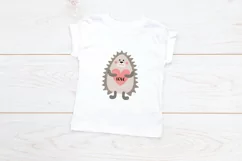 Valentine hedgehog SVG / Baby valentine SVG / Baby animals Product Image 3
