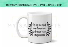 Margaritas As For Me And My House We Will Serve Tacos SVG Product Image 4