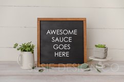 Chalkboard Farmhouse Sign Mock Up Product Image 1