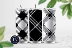 Monochrome Plaid Pattern| B&amp;W pattern Product Image 2