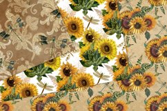 Dragonflies and Sunflowers Digital Paper Product Image 3