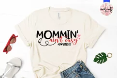 Mommin ain't easy loving it - Mother SVG EPS DXF PNG File Product Image 2