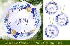 Merry Christmas Ornament PNG,Ornament Bundle,Gift Tags Product Image 1