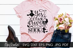 Yes I Can Drive A Stick SVG Funny Halloween svg Product Image 4
