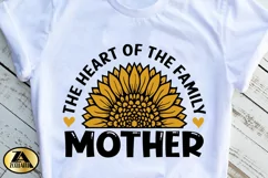 Mothers Day SVG PNG EPS DXF MOTHER SVG Mom Sunflower SVG Product Image 5