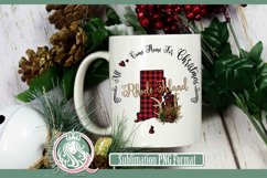 Rhode Island Plaid Christmas State Sublimation Product Image 3