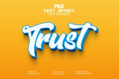 Trust PSD Text Style Effect Product Image 1