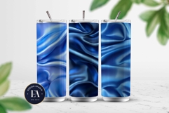 Blue Silk Texture | Luxury Silk Fabric pattern Product Image 2