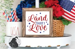 Land That I Love SVG, 4th of July SVG Product Image 1