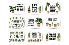 Cute Succulents Hygge Postcards Big Set Product Image 11