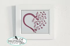 3D Pop up Heart card Valentine Birthday Thank you card svg Product Image 4