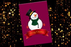 Christmas, Snowman, Christmas Cards, Cards Printables Product Image 2