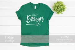 Evergreen T-Shirt Mockup | 3001 Bella Canvas Mockup Product Image 1