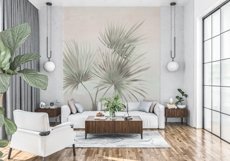 Wall mockup - Wallpaper mockup - Living room Product Image 10
