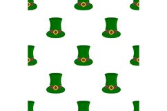 Irish holiday St Patrick day, seamless headdress hats Product Image 2