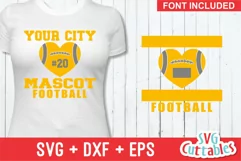 Football SVG | Football Template 0010 | Shirt Design Product Image 1