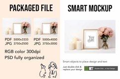 Wooden Frame Smart Mockup PSD &amp; JPG Template Graphic Product Image 2