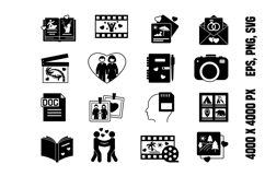 Black Memory Love Icons Product Image 1