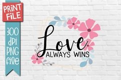 Love Quote Sublimation Design Product Image 1