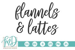Flannels And Lattes SVG DXF PNG Cut File Product Image 2