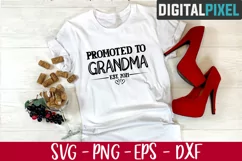 Promoted To Grandma Est 2021 Svg, New Grandma Svg Product Image 2