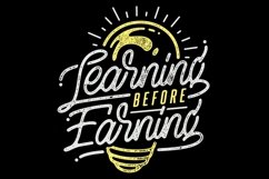 Learning Before Earning Product Image 1