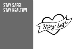 Stay Safe_Love_Graphic ART_PNG &amp; JPEG file Product Image 2