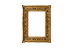 Gold Picture Frame PNG Product Image 1