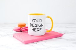 Mug Mockup 11 Oz Blank White Coffee Cup Macarons Product Image 1