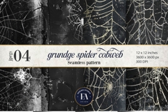 Spooky Grunge Cobweb Digital Papers |Spooky Digital Paper Product Image 1