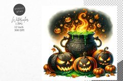 Halloween, Halloween cauldron, JPG, Junk journal, Product Image 1