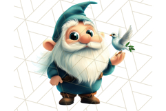 Easter Christian Gnome PNG, Religious Spring Sublimation Product Image 4