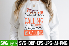 Leaves are Falling Autumn is Calling SVG,Autumn SVG Design Product Image 3
