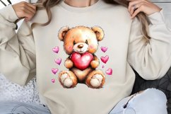 Retro Valentine Clipart PNG Product Image 1