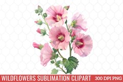 Wildflowers Sublimation Clipart Product Image 1