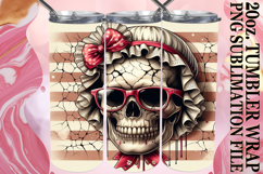 RADIANT SPIRIT 20oz TUMBLER WRAP, Skull Product Image 1