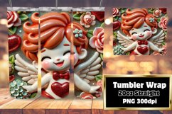 CUSTOM 20oz Tumbler PNG Artwork , 3D Cupid Product Image 1