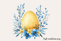 Geometric Pastel Easter Clipart PNG Product Image 1