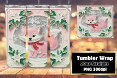 ELEGANT 20oz Tumbler Graphic for DIY , 3D Xmas Product Image 1
