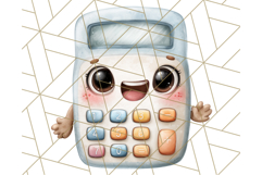 Simple School Supplies Clipart, Cute Classroom PNG Product Image 4
