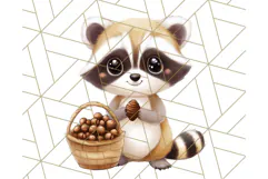 Woodland Nursery Baby Animals And Fantasy Forest PNG Clipart Product Image 4