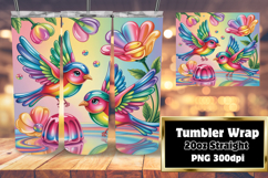 High-Quality 20oz Tumbler Design , Birds Product Image 1