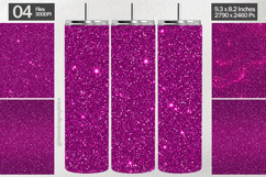 Fuchsia Glitter Bookmark Tumbler Wrap| Tumbler Sublimation Product Image 1